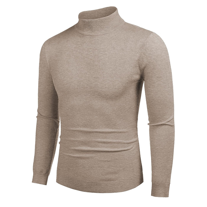 Long Sleeves Solid Colored Pullover For Men