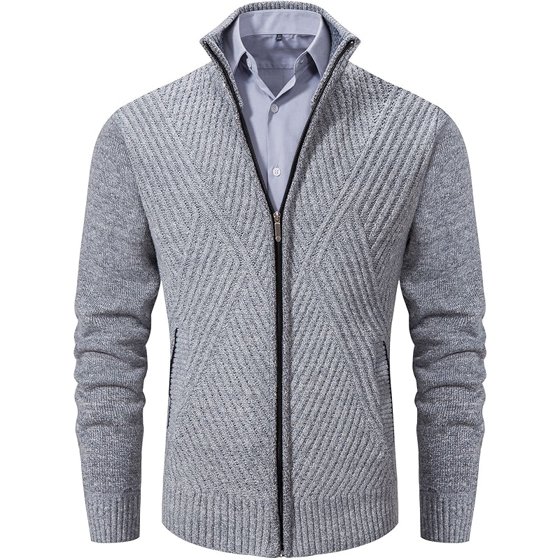 Versatile Knitted Cardigan With Pockets