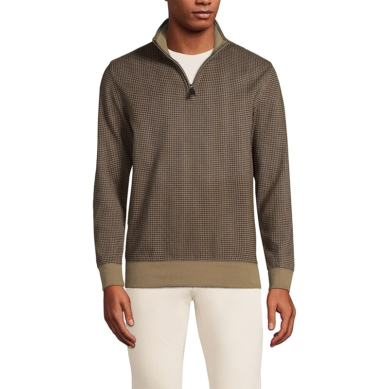 Bedford Rib Quarter Zip Sweater