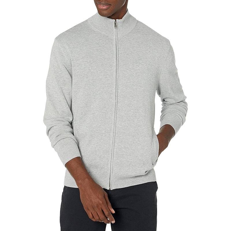 Full Zip Cotton Sweater