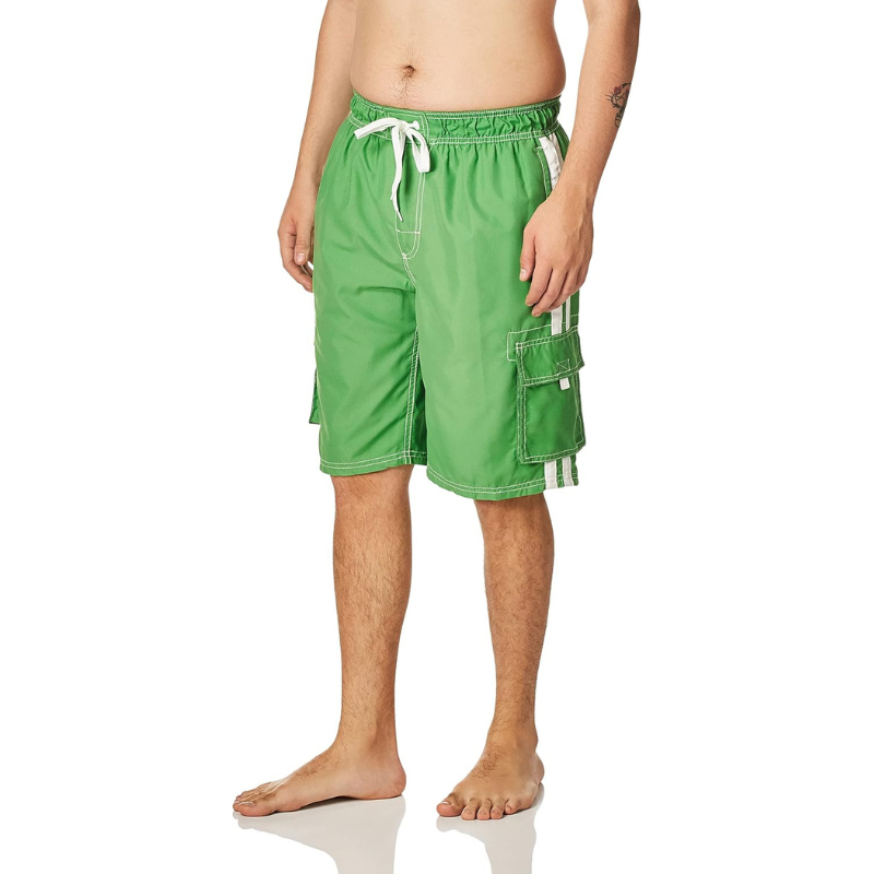 Vibrant Cargo Swim Shorts