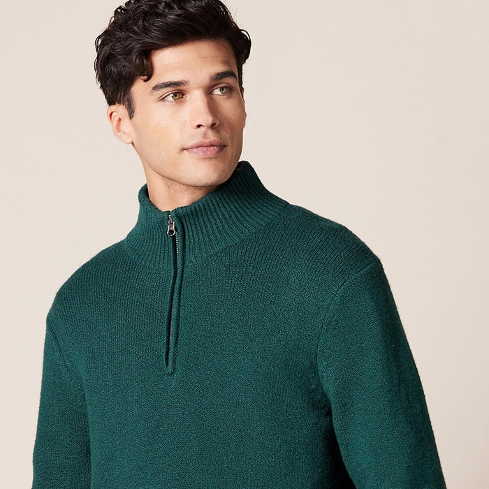 Long Sleeve Soft Touch Quarter Zip Sweater