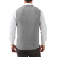 Kallspin Sweater Vest Wool Blend V Neck Button Sleeveless Cardigan