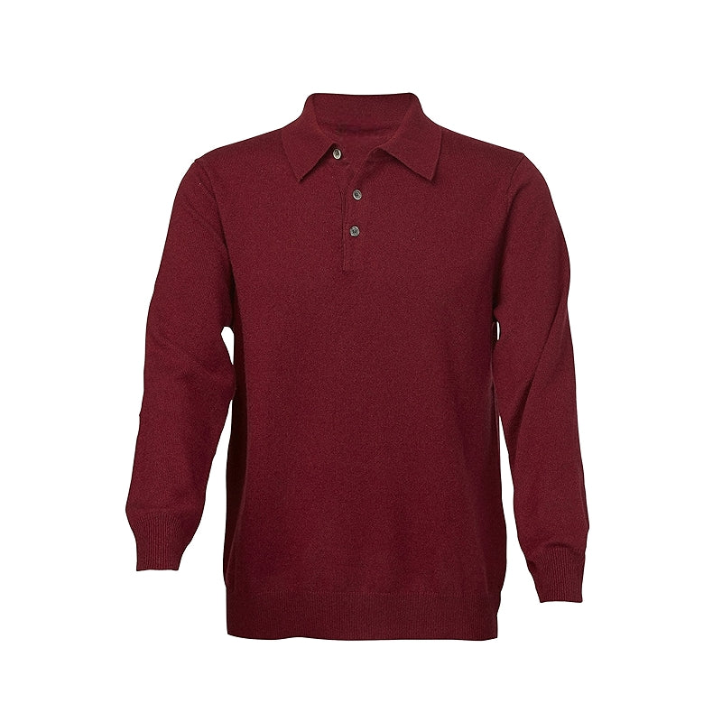 Soft And Warm Lightweight Polo Sweater