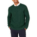 Long Sleeve Cotton Fisherman Cable Crewneck Sweater