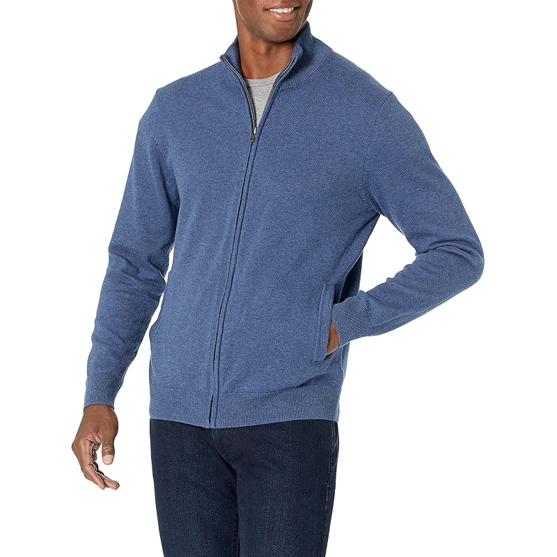 Full Zip Cotton Sweater