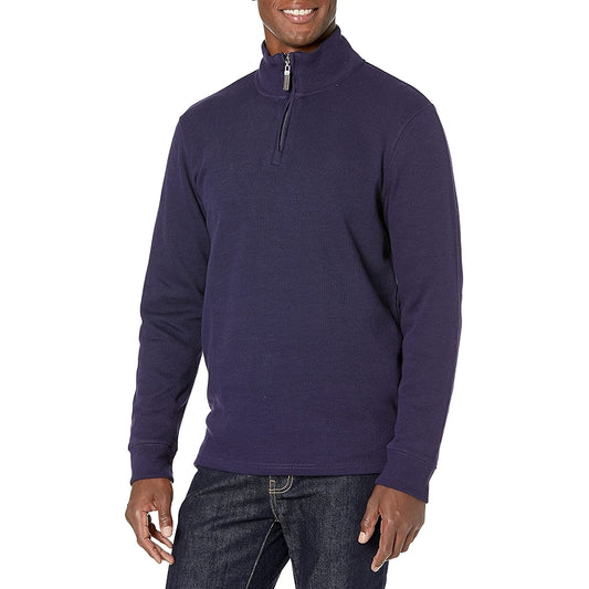 Quarter Zip French Rib Pullover