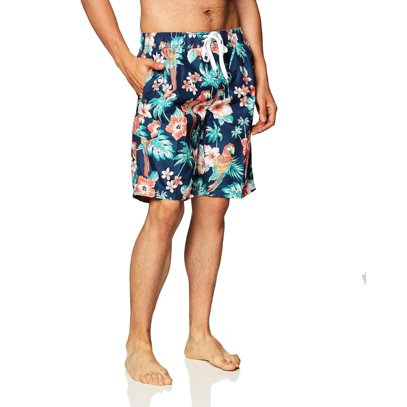 Printed Swim Trunks