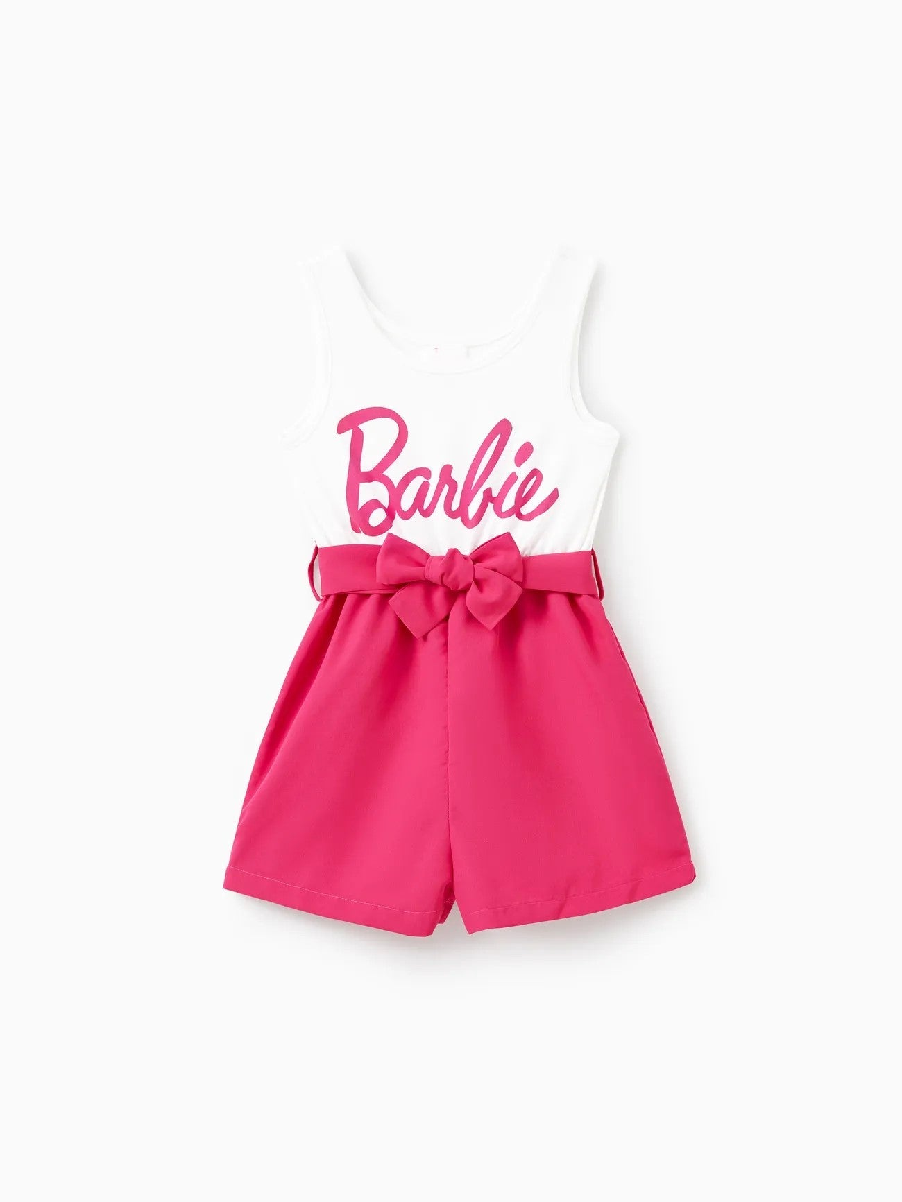 Barbie Letter Print Family Matching Rompers Set