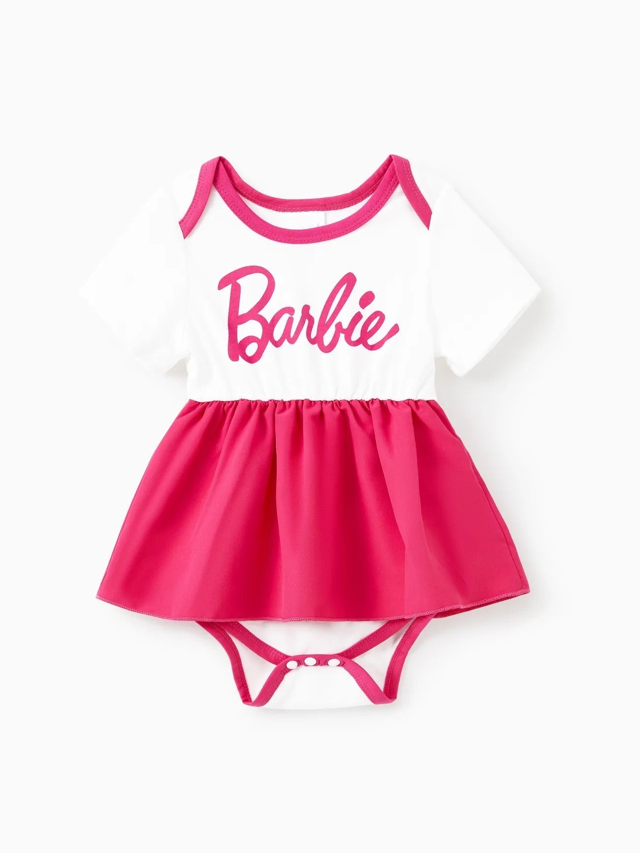 Barbie Letter Print Family Matching Rompers Set