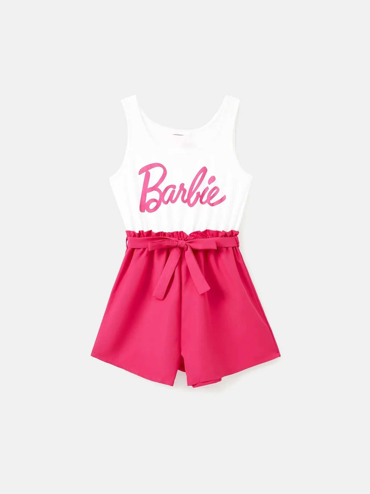 Barbie Letter Print Family Matching Rompers Set