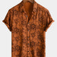 Beach Style Floral Pattern Shirts