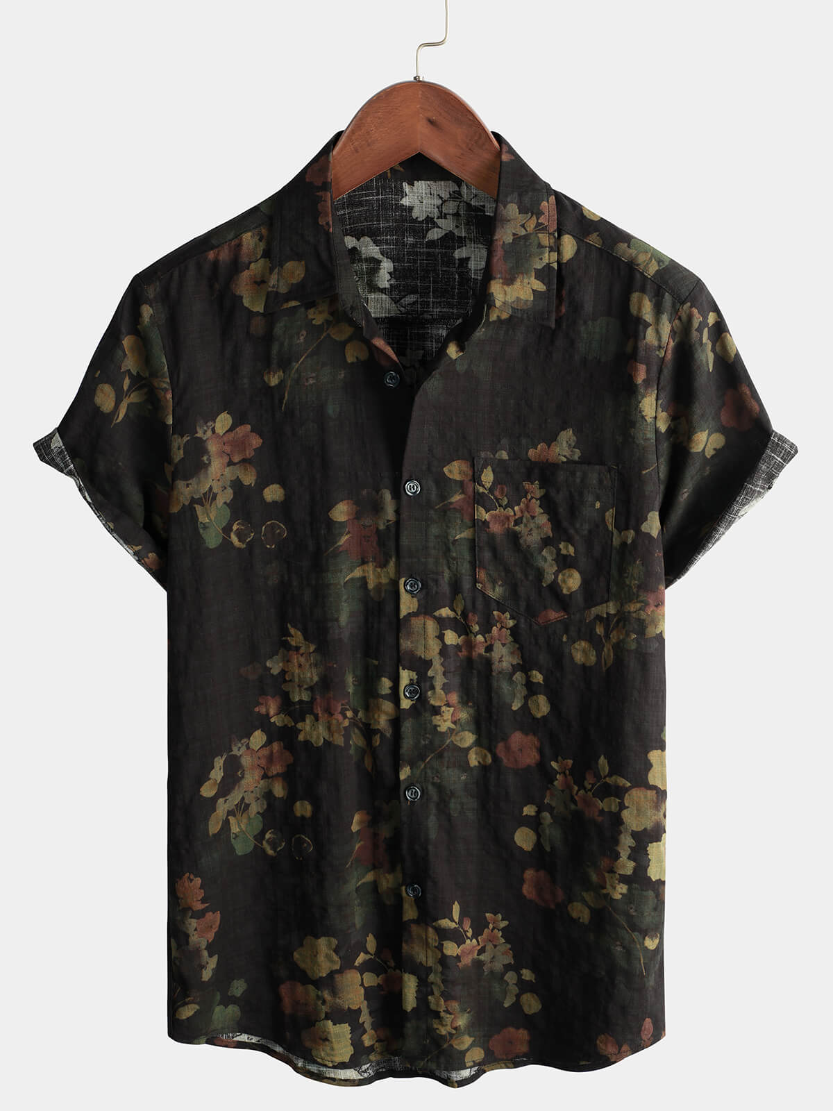 Beach Style Floral Pattern Shirts