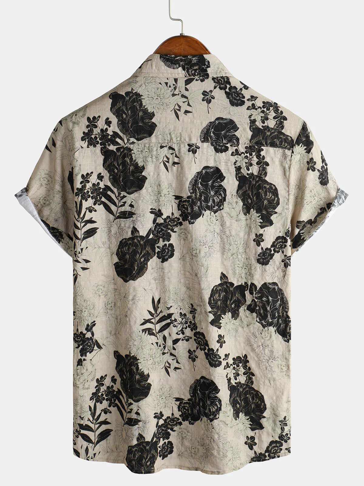 Beach Style Floral Pattern Shirts