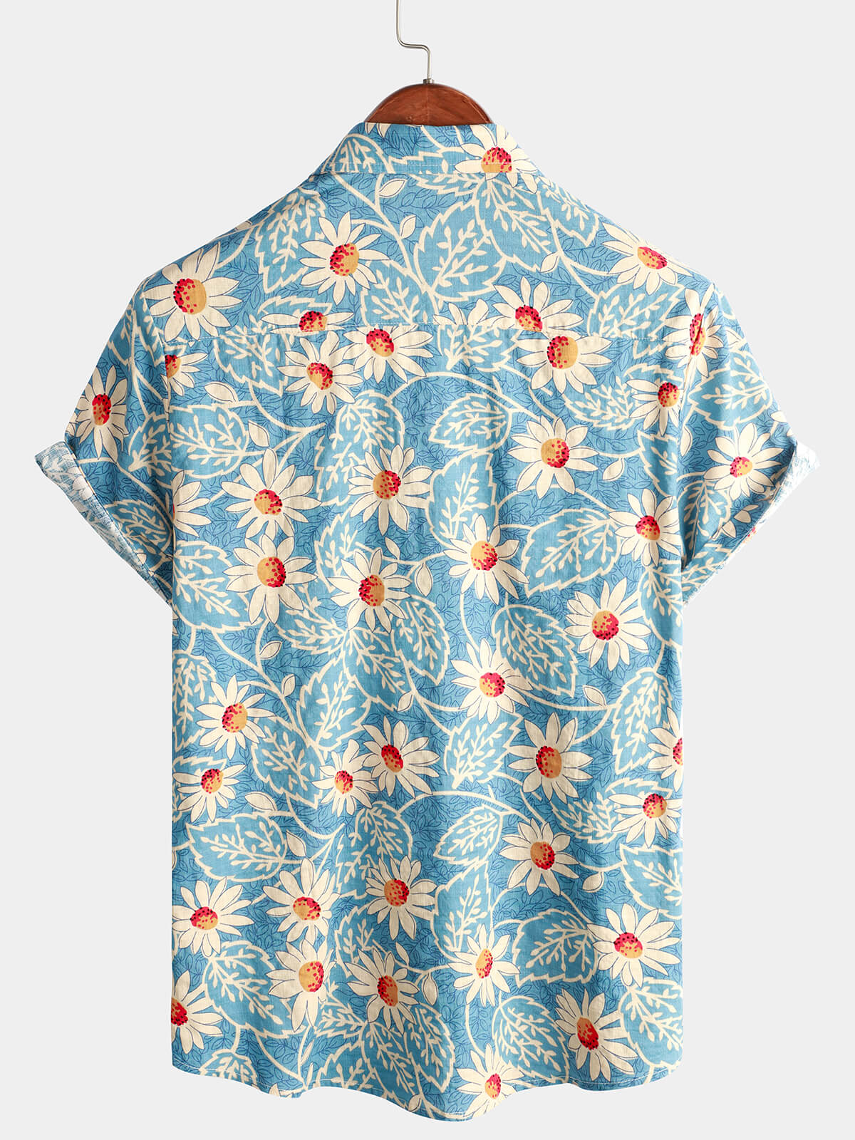 Beach Style Floral Pattern Shirts