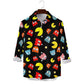 Pacman Inspired Casual Printed Long Sleeve Shirt