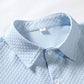 Checkerboard Jacquard Button Up Shirt