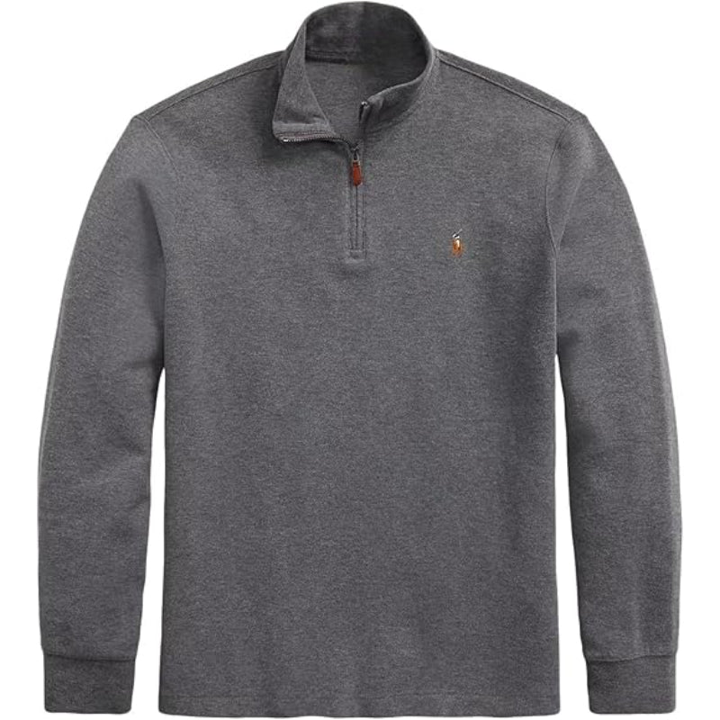 Classic Estate Rib Quarter Zip Pullover Sweater