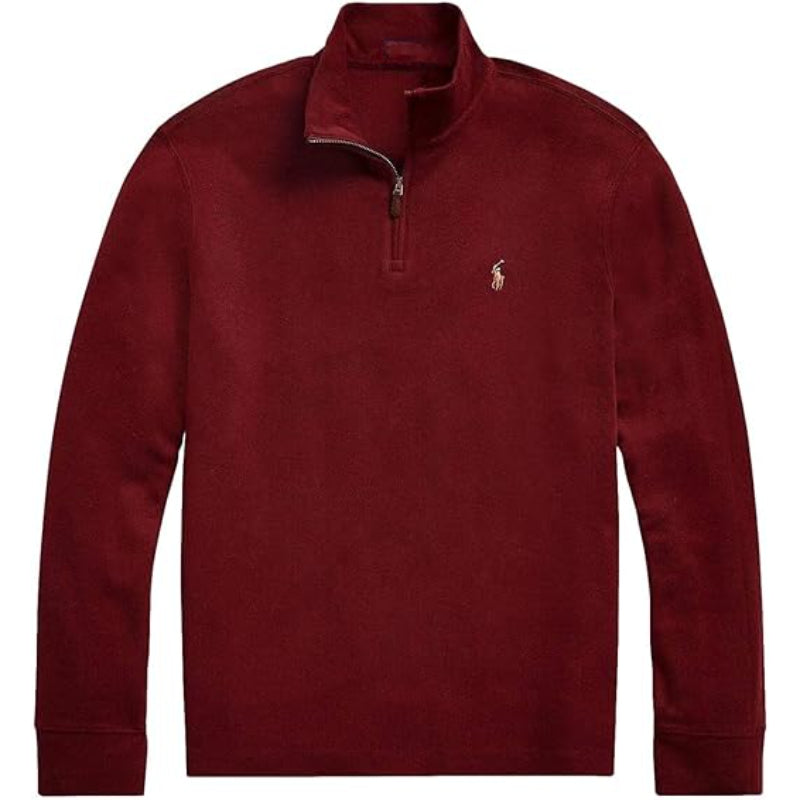 Classic Estate Rib Quarter Zip Pullover Sweater