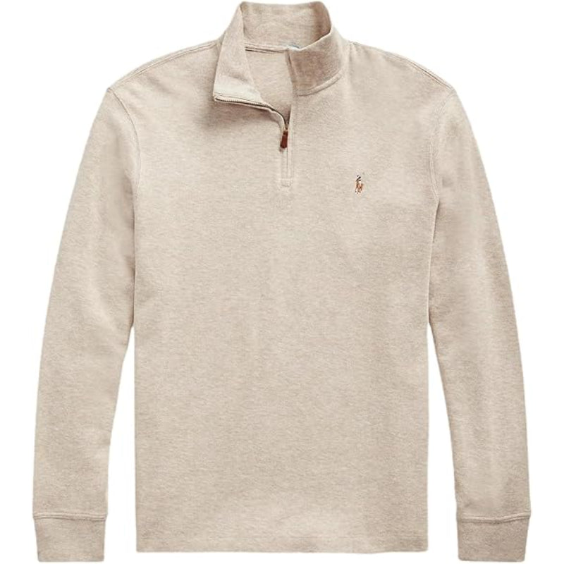 Classic Estate Rib Quarter Zip Pullover Sweater