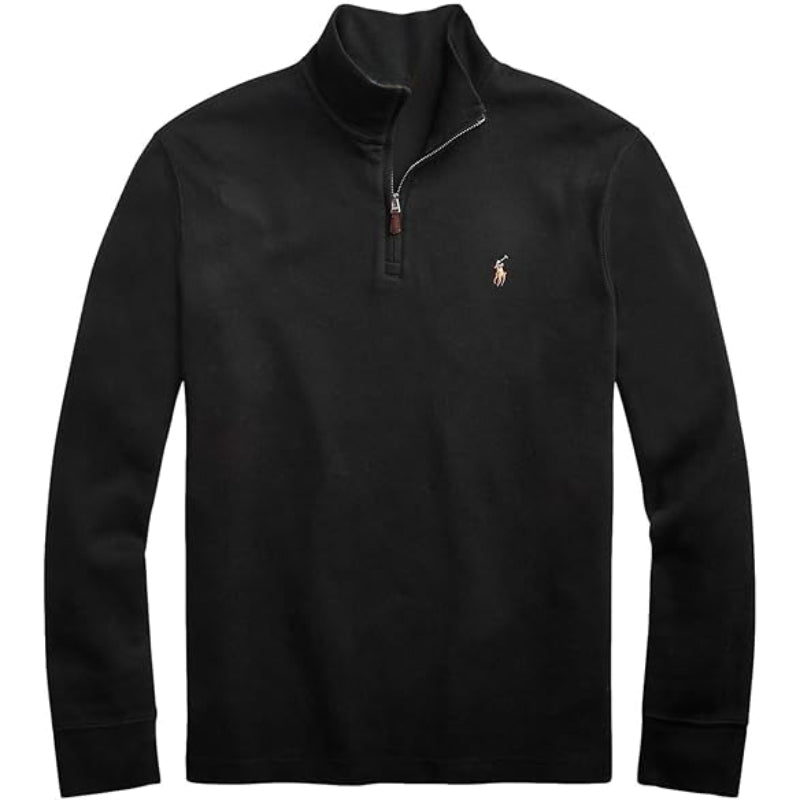 Classic Estate Rib Quarter Zip Pullover Sweater