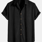 Corduroy Button Up Short Sleeved Shirts