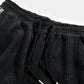Corduroy Paisley Print Panel Pants