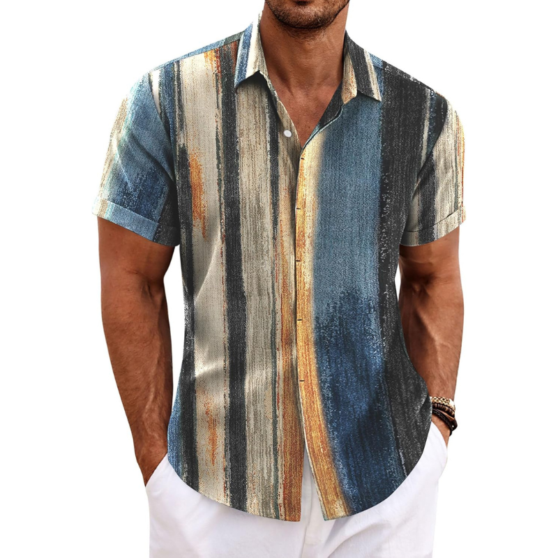 Elegant Printed Summer Shirt