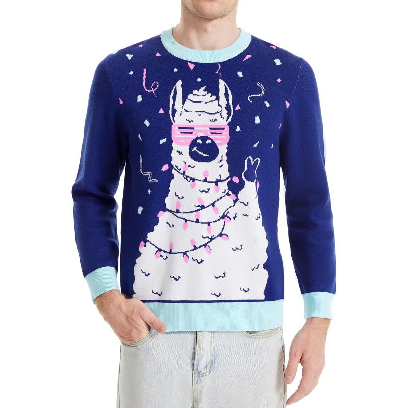 Playful and Funny Knitted Christmas Sweater