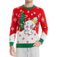 Playful and Funny Knitted Christmas Sweater