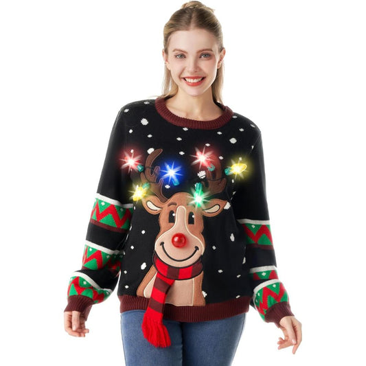 Radiant Light Up Sweater For Christmas Festivities