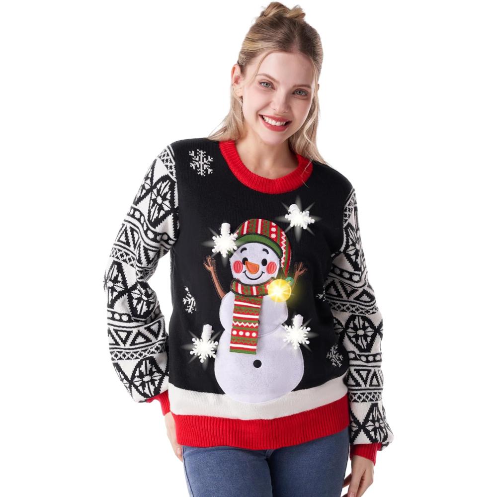 Radiant Light Up Sweater For Christmas Festivities