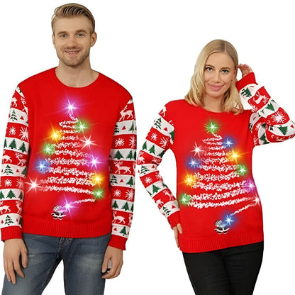 Glow Up Festive Christmas Sweater