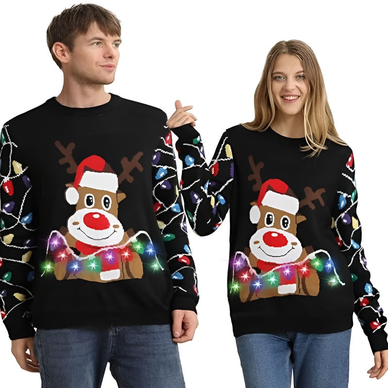 Glow Up Festive Christmas Sweater