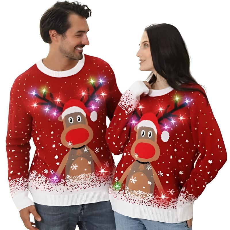 Glow Up Festive Christmas Sweater