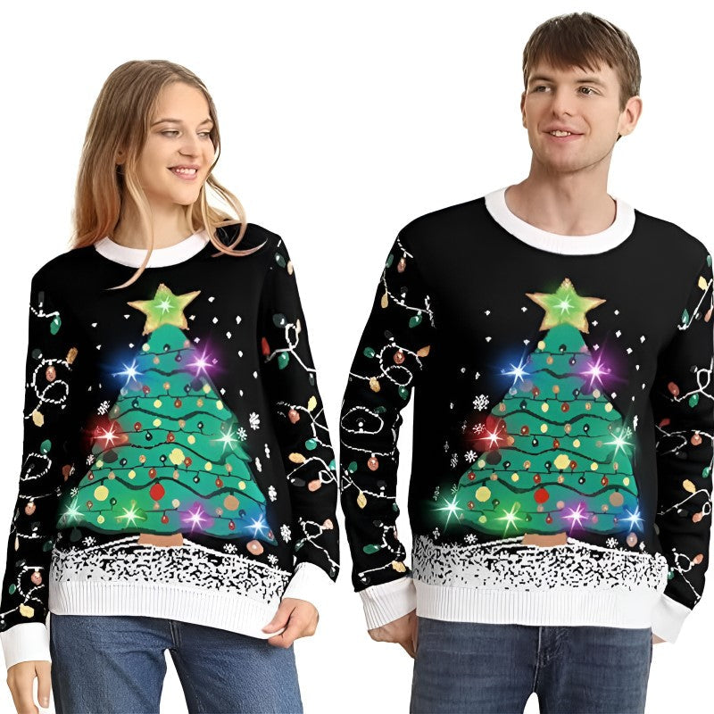 Glow Up Festive Christmas Sweater