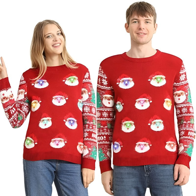 Glow Up Festive Christmas Sweater