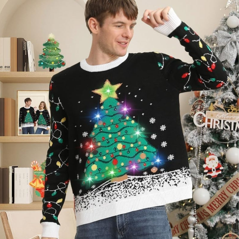 Glow Up Festive Christmas Sweater