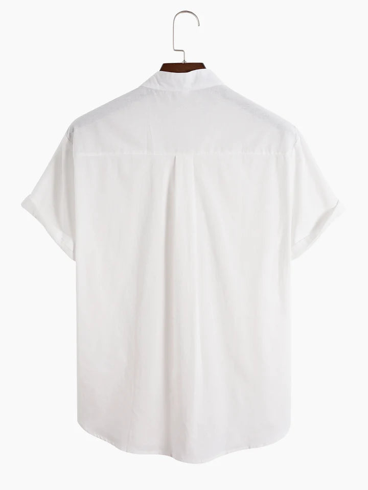 Short Sleeve Plain Designed Shirts