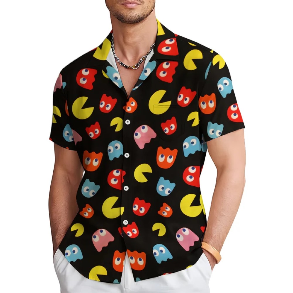 Little Pacman Pocket Short Sleeve Shirt