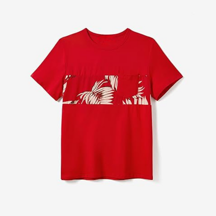 Matching Family Leaf Print Outfit Set