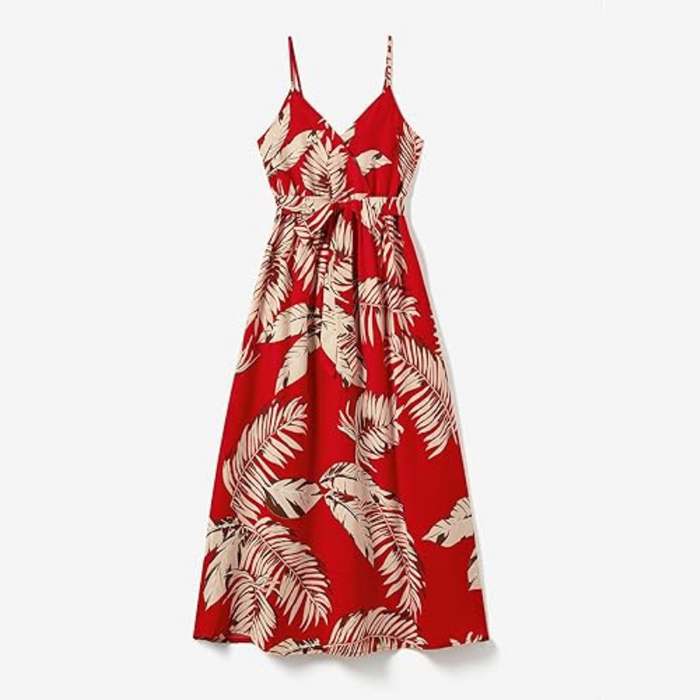 Matching Family Leaf Print Outfit Set