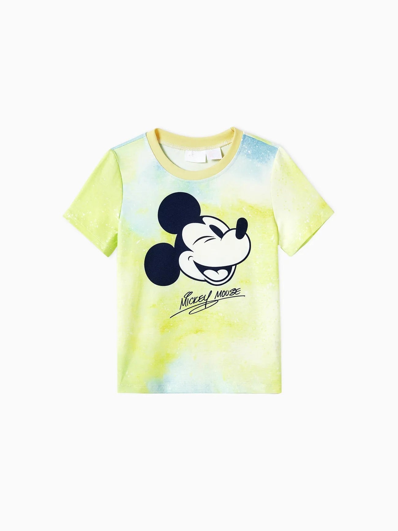 Tie Dye Character Print Tees And Dresses Set