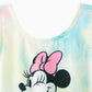 Tie Dye Character Print Tees And Dresses Set