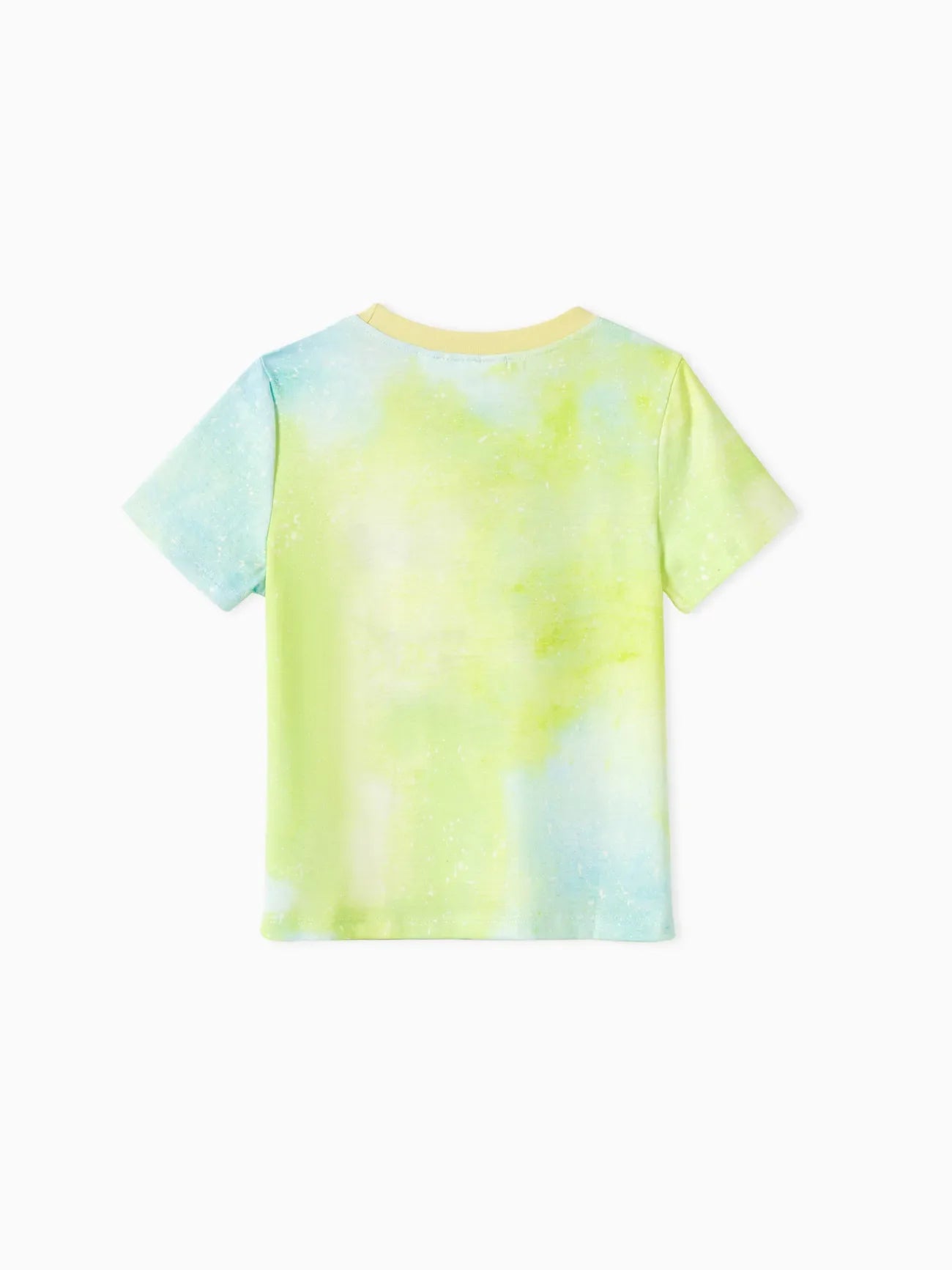 Tie Dye Character Print Tees And Dresses Set