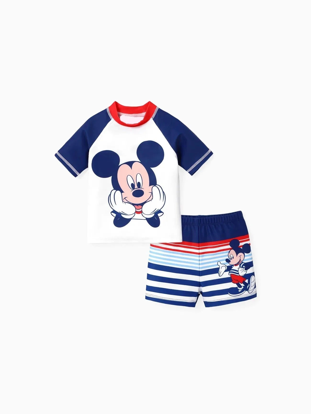 Mickey And Friends Family Matching Toddler Swimsuit With Classic Character Print Set