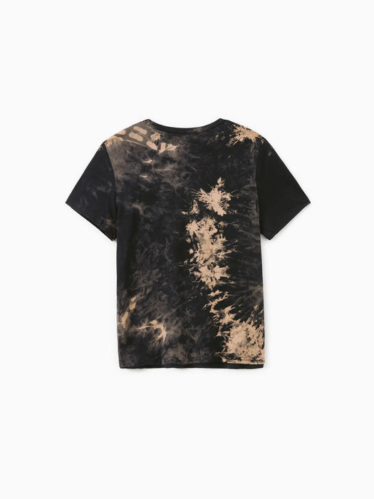 Mom And Me Tie Dye Letter Print Family Matching Set