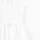 Family Matching Set Mommy And Me Button Up Dress With White Lace Ruffle Hem