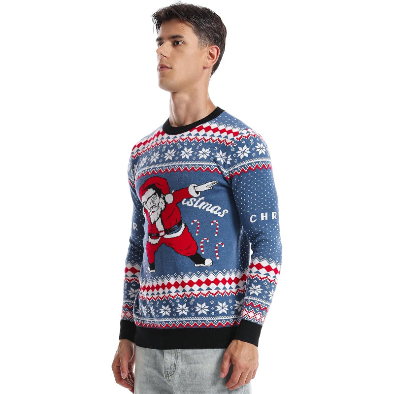 Playful and Funny Knitted Christmas Sweater