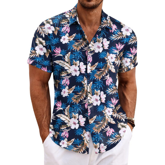 Short Sleeve Printed Summer Shirt